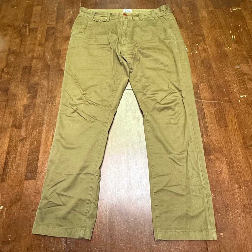 Barbour Utility Chino Pants Mens W38 L32 Olive Green Regular Fit MTR0465GN34